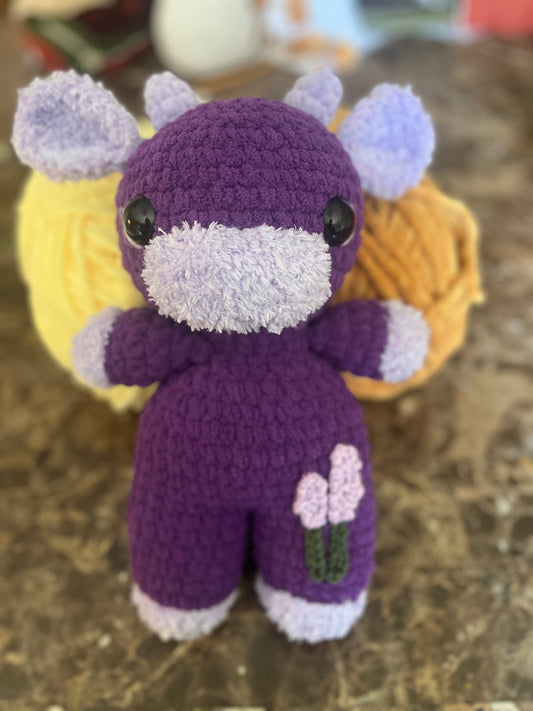 Lavendar Cow
